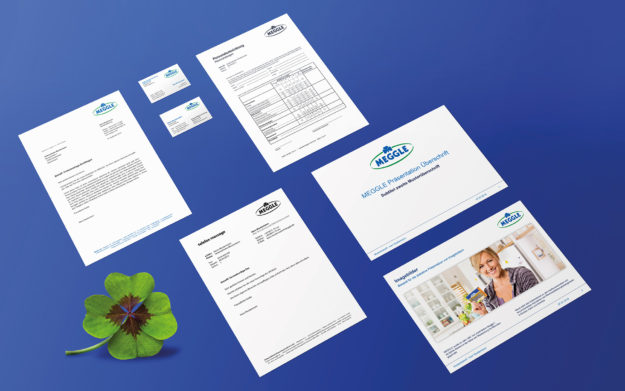 Konzept und Umsetzung der gesamten Geschäftsausstattung sowie digitalen Word-, PPT-, Excelvorlagen.