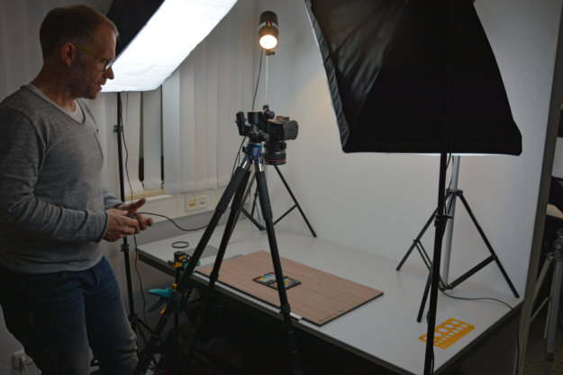 Produktfotografie mit Farbkalibierung