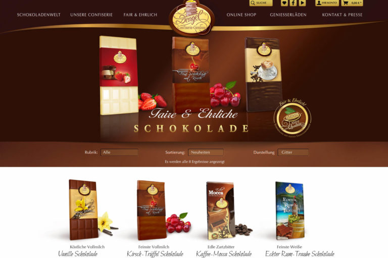 Internetseite-Online-Shop-Neugestaltung