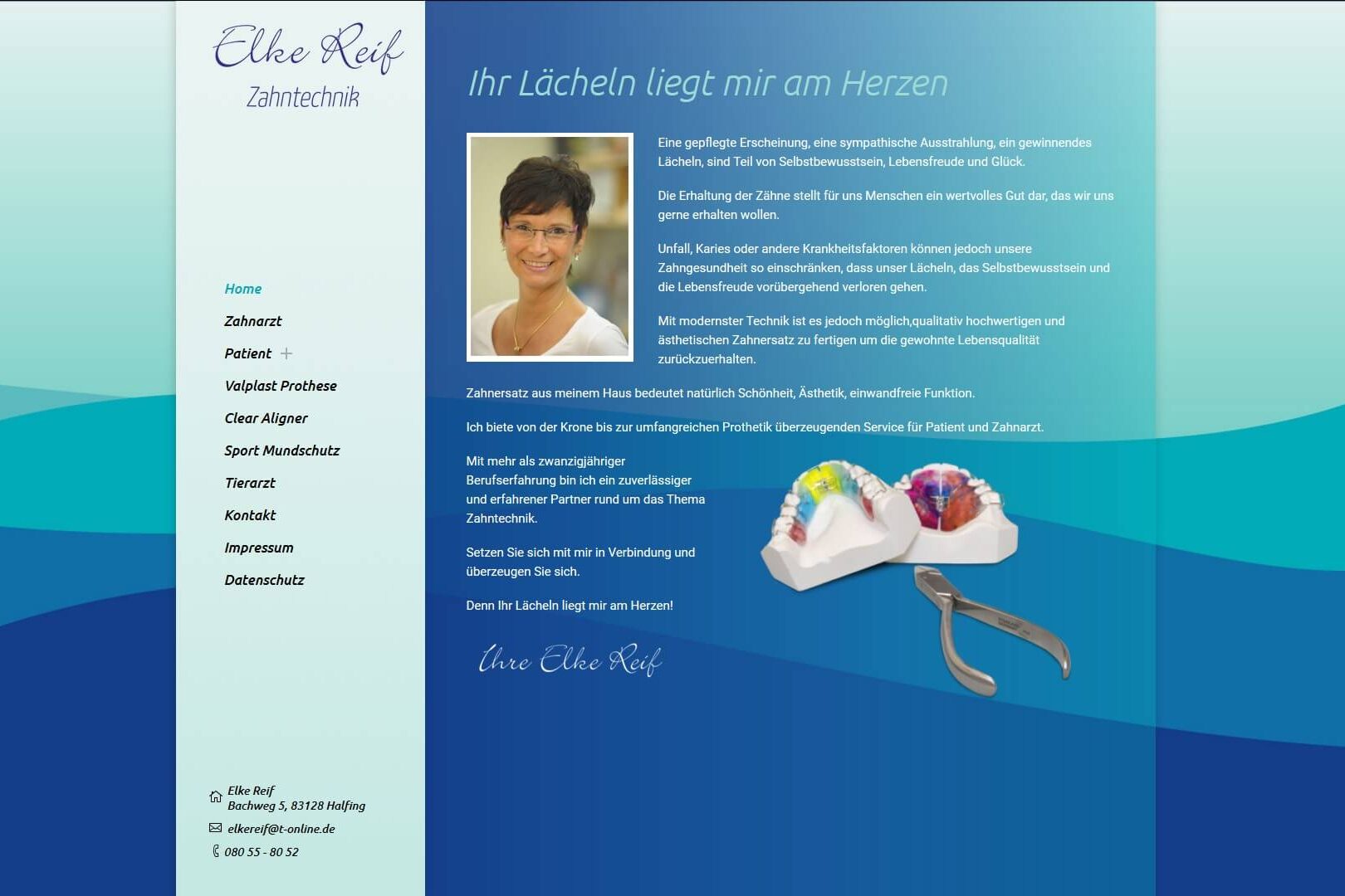 Neugestaltung Zahntechnik Reif