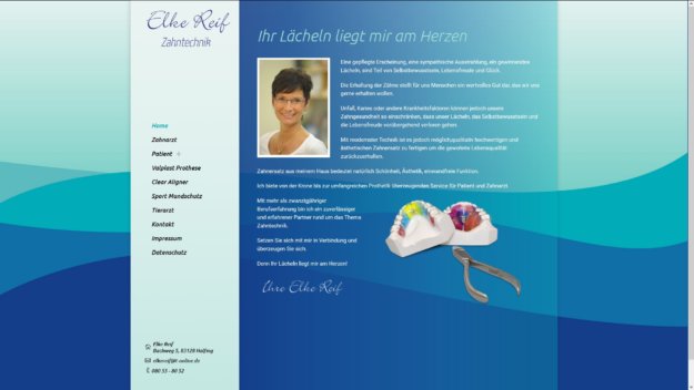 Neugestaltung Zahntechnik Reif