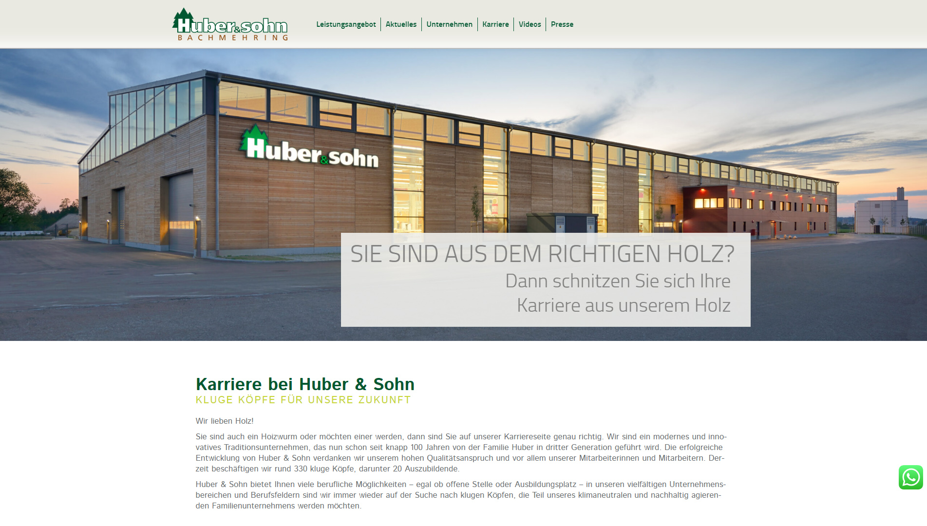UX-Design für Karriereportal