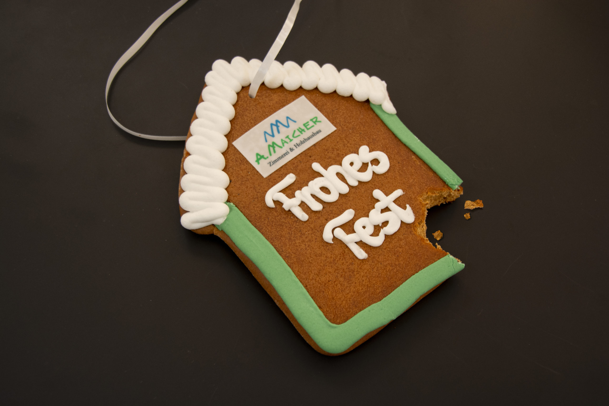 Bedruckte und beschriftete Lebkuchen