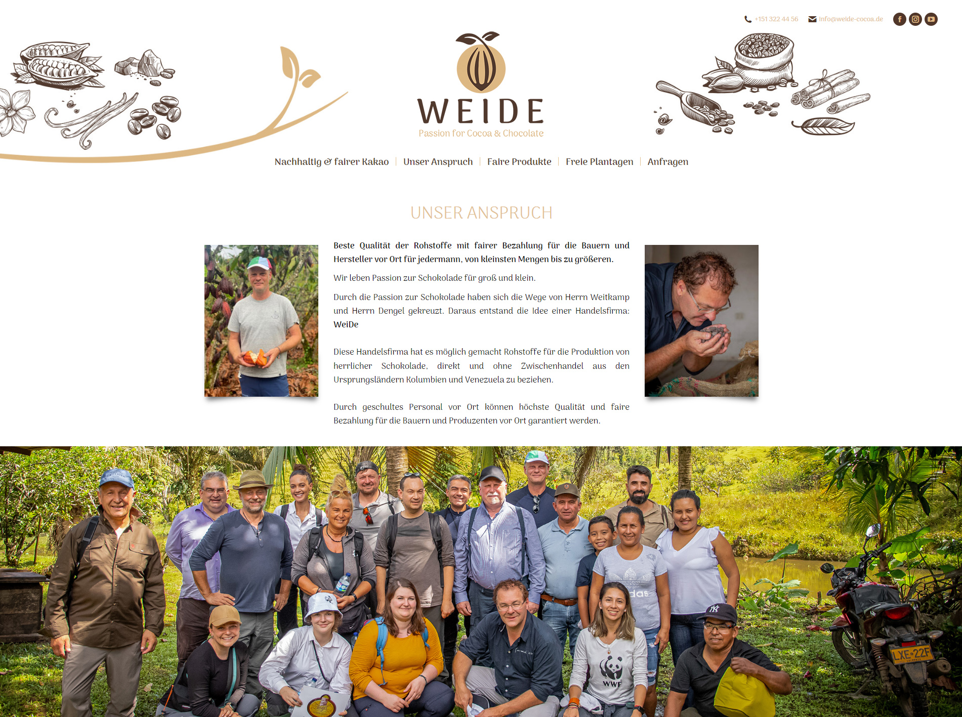 Webdesign für WEIDE GbR