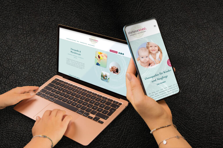 Neugestaltung der Praxis Webseite in Wasserburg