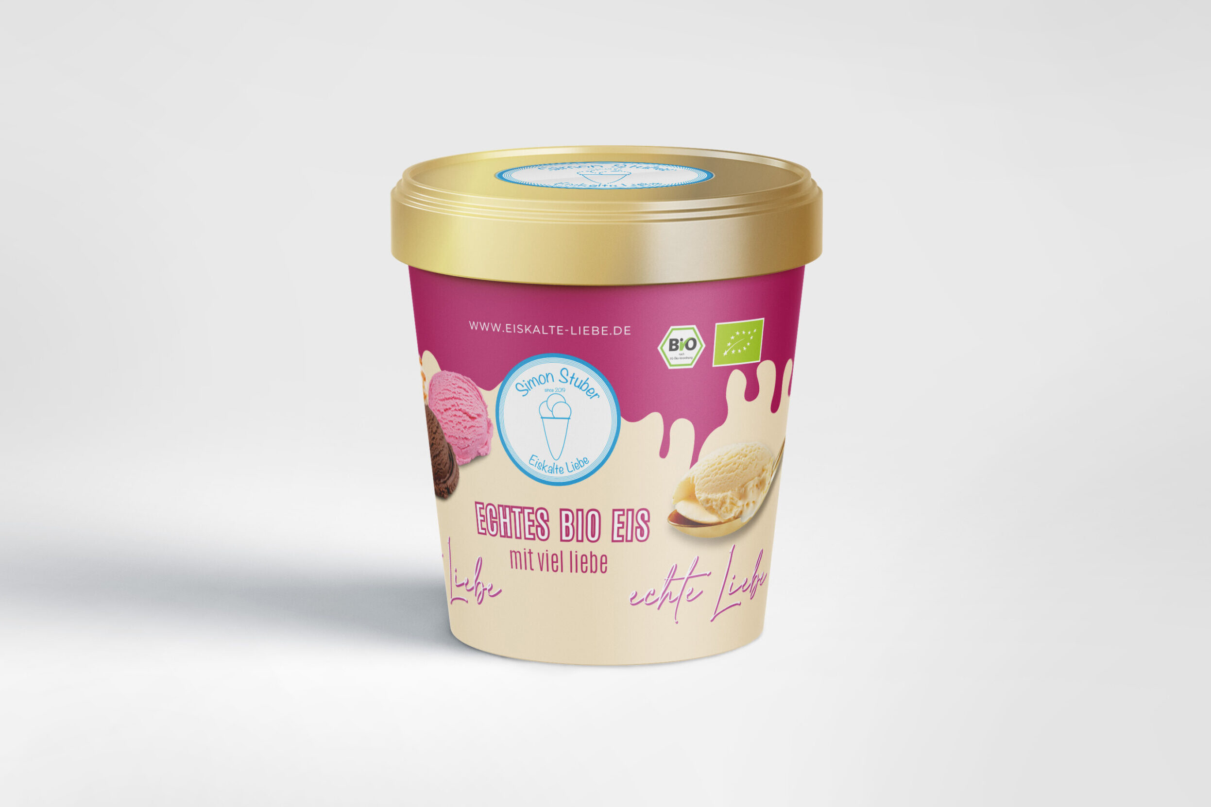 Eisbecher-Verpackung-Gestaltung