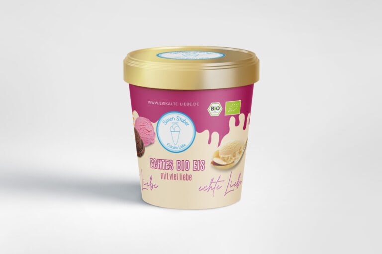 Eisbecher-Verpackung-Gestaltung