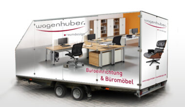 Anhänger Design und Folierung
